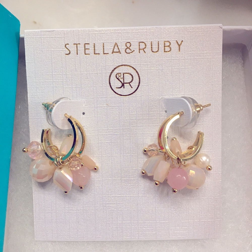 Stella & Ruby Elia Beaded Hoop Earring